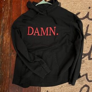 Black DAMN. Hoodie